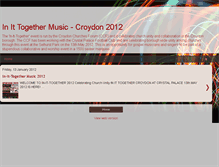 Tablet Screenshot of inittogethermusic.blogspot.com
