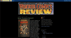 Desktop Screenshot of horrorcomicsreview.blogspot.com