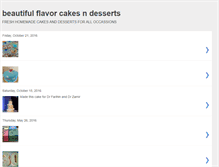 Tablet Screenshot of beautifulflavor.blogspot.com