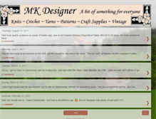 Tablet Screenshot of mkdesignersblog.blogspot.com