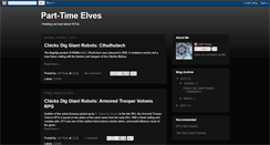 Desktop Screenshot of parttimeelves.blogspot.com