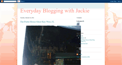 Desktop Screenshot of everydaybloggingwithjackie.blogspot.com