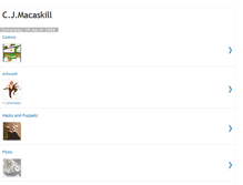 Tablet Screenshot of cjmacaskill.blogspot.com