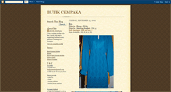 Desktop Screenshot of butikcempaka.blogspot.com