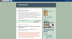 Desktop Screenshot of moneyspeech.blogspot.com