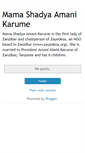 Mobile Screenshot of mamashadyakarume.blogspot.com