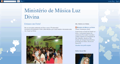 Desktop Screenshot of ministeriodemusicaluzdivina.blogspot.com