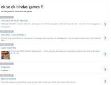 Tablet Screenshot of bindasgames.blogspot.com