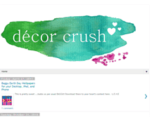 Tablet Screenshot of decorcrush.blogspot.com