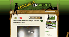 Desktop Screenshot of concursaenverde.blogspot.com