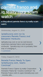Mobile Screenshot of pamelafrancoscamwatch.blogspot.com