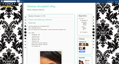 Desktop Screenshot of madame-beautiful.blogspot.com
