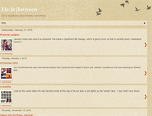 Tablet Screenshot of lifeinbetween1.blogspot.com