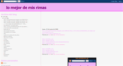 Desktop Screenshot of lomejordemisrimas.blogspot.com