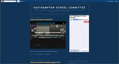 Desktop Screenshot of easthamptonschoolcommittee.blogspot.com