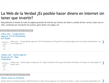 Tablet Screenshot of lawebdelaverdad.blogspot.com