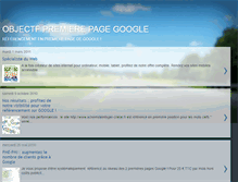 Tablet Screenshot of premiere-page-google.blogspot.com