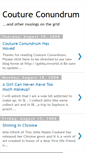 Mobile Screenshot of coutureconundrum.blogspot.com