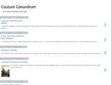 Tablet Screenshot of coutureconundrum.blogspot.com