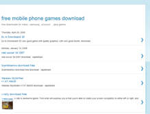 Tablet Screenshot of free-mobile-phone-games-download.blogspot.com