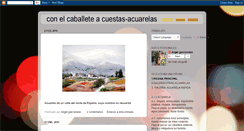 Desktop Screenshot of acuarelas-agarciarubio.blogspot.com