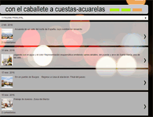 Tablet Screenshot of acuarelas-agarciarubio.blogspot.com