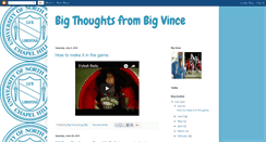 Desktop Screenshot of bigvince84.blogspot.com