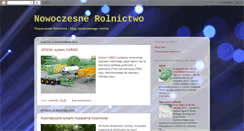 Desktop Screenshot of nowoczesne-rolnictwo.blogspot.com