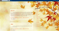 Desktop Screenshot of hocvientaichinh.blogspot.com