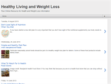 Tablet Screenshot of health-weight-loss-info.blogspot.com