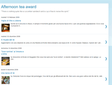 Tablet Screenshot of afternoonteaaward.blogspot.com