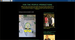 Desktop Screenshot of forthepeopleproductions.blogspot.com