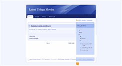Desktop Screenshot of latesttelugucinemalu.blogspot.com