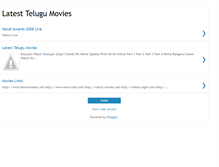 Tablet Screenshot of latesttelugucinemalu.blogspot.com