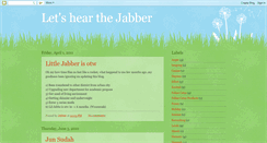 Desktop Screenshot of jabberishme.blogspot.com