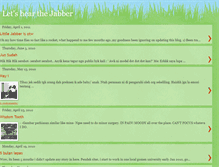 Tablet Screenshot of jabberishme.blogspot.com