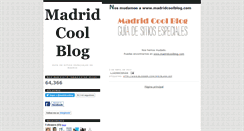 Desktop Screenshot of madridcoolblog.blogspot.com