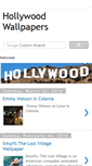 Mobile Screenshot of hollywood-wallpapers-blog.blogspot.com