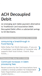 Mobile Screenshot of decoupled-debit.blogspot.com