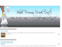 Tablet Screenshot of blackwomenworkout.blogspot.com