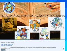 Tablet Screenshot of geografiaecomunicacao.blogspot.com