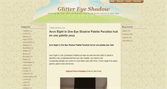 Desktop Screenshot of glittereyesshadow.blogspot.com