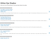Tablet Screenshot of glittereyesshadow.blogspot.com