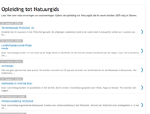 Tablet Screenshot of natuurgids.blogspot.com