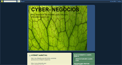 Desktop Screenshot of cybernegocios2.blogspot.com