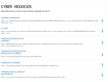 Tablet Screenshot of cybernegocios2.blogspot.com