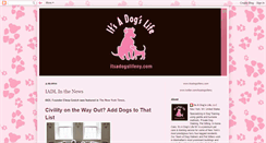 Desktop Screenshot of itsadogslifeny.blogspot.com