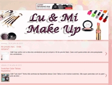 Tablet Screenshot of luemimakeup.blogspot.com