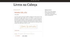 Desktop Screenshot of livrosnacabeca.blogspot.com