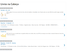 Tablet Screenshot of livrosnacabeca.blogspot.com